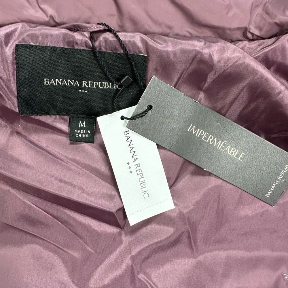 Banana Republic Sz M Puffer Coat Funnel Neck NWT - Picture 9 of 16